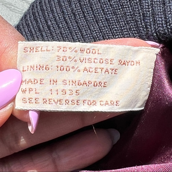 THE FOX COLLECTION Vintage Wool Jacket Men’s Size Large - Picture 9 of 10